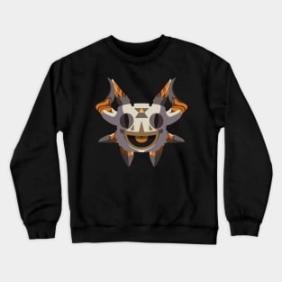 SamaChurl Geo Skull Mask [Genshin Impact] Crewneck Sweatshirt